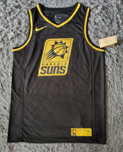 NBA 1 Booker Suns noir Golden Edition Maillot